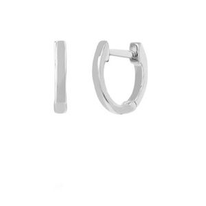 EF Collection plain huggie earrings
